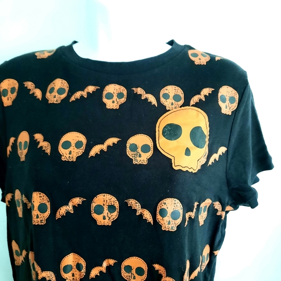 Womens Medium Halloween T-shirt Ladies Tops Shirt - Picture 3 of 4